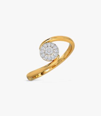 Round Brilliant Cut Halo Engagement Ring Adele